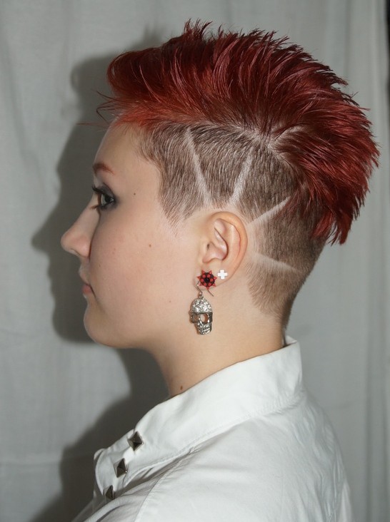 Short Red Hair: Punk Hairstyles