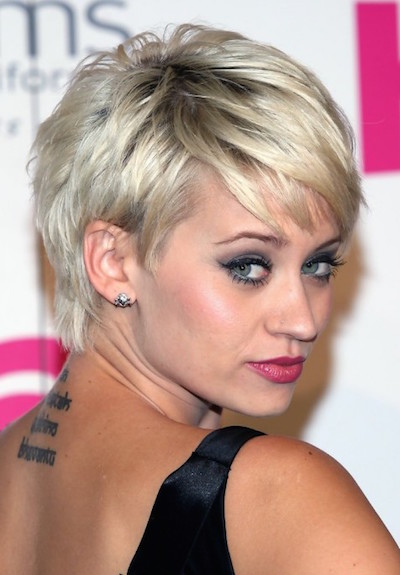 Short silver pixie