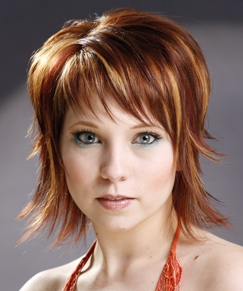 Short hair styles: straight hair