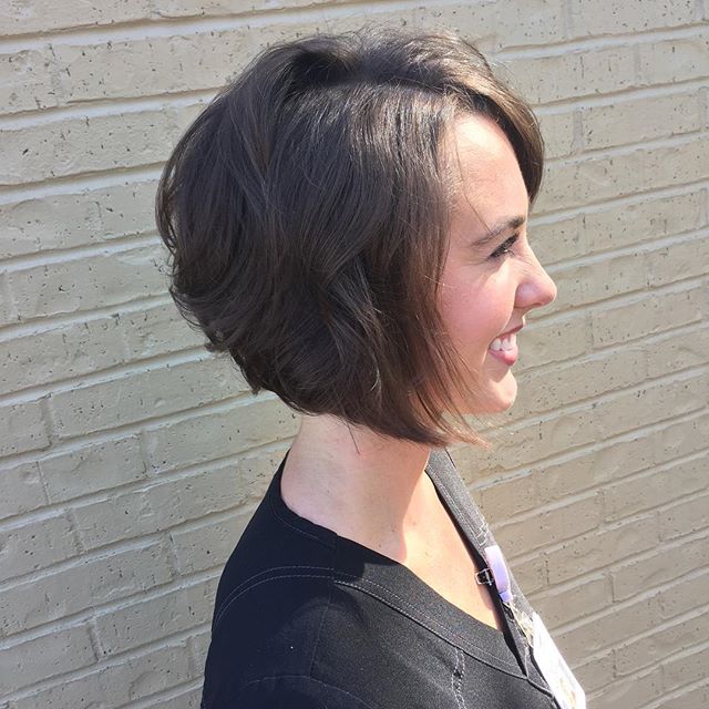 Soft, short -bop hair styles
