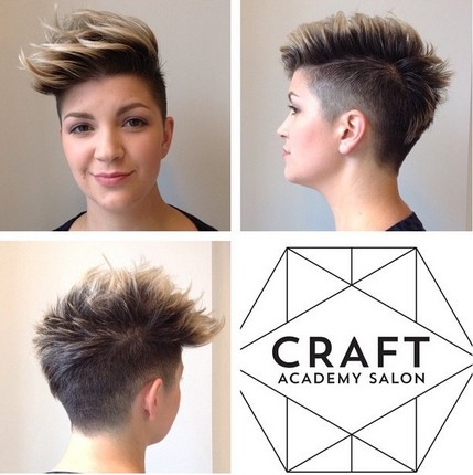 Short hairstyles for women with a round face