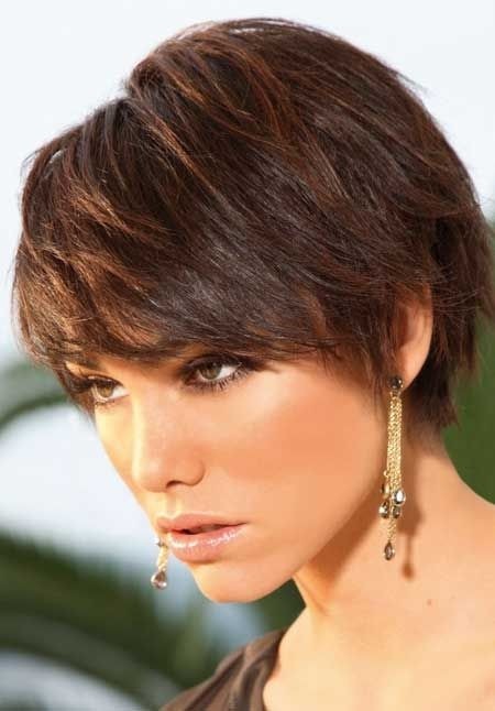 Short hairstyles for thick hair