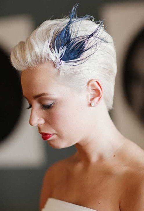 Short wedding haircuts - pixie hair styles