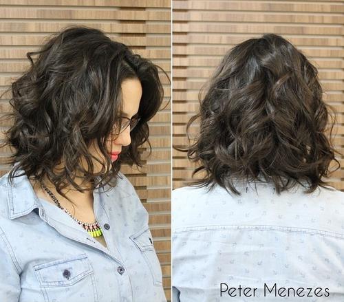 Short brown brown brown hair cut
