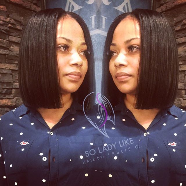 Bob Pop hair short straight for black women