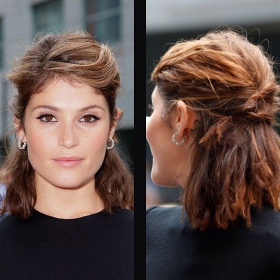 Hair shoulder length with development!