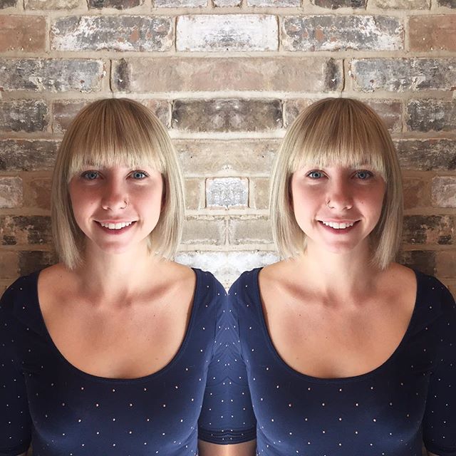 Simple simple hairstyles are easy with sharp bangs