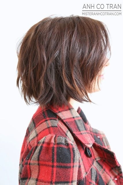 Simple daily hairstyle for short hair: women's haircuts