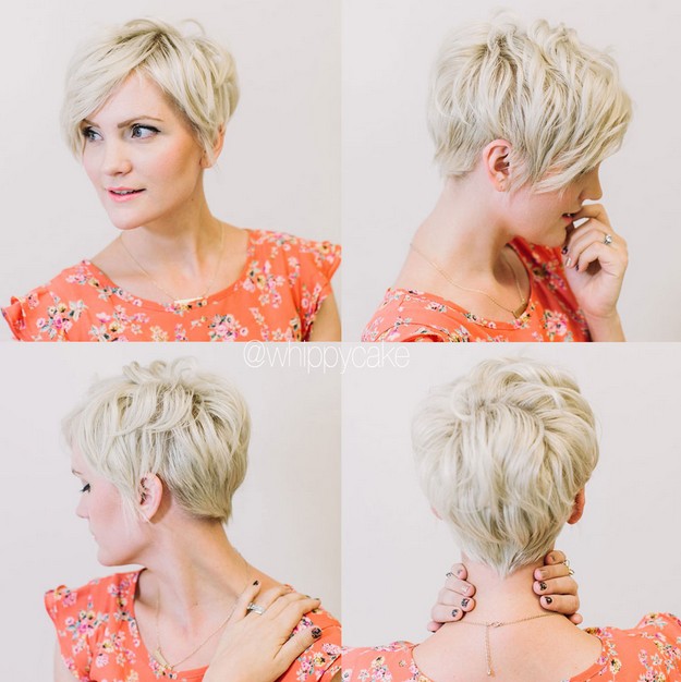 Simple hairstyles for short hair: a short haircut for women more than 30 - 40