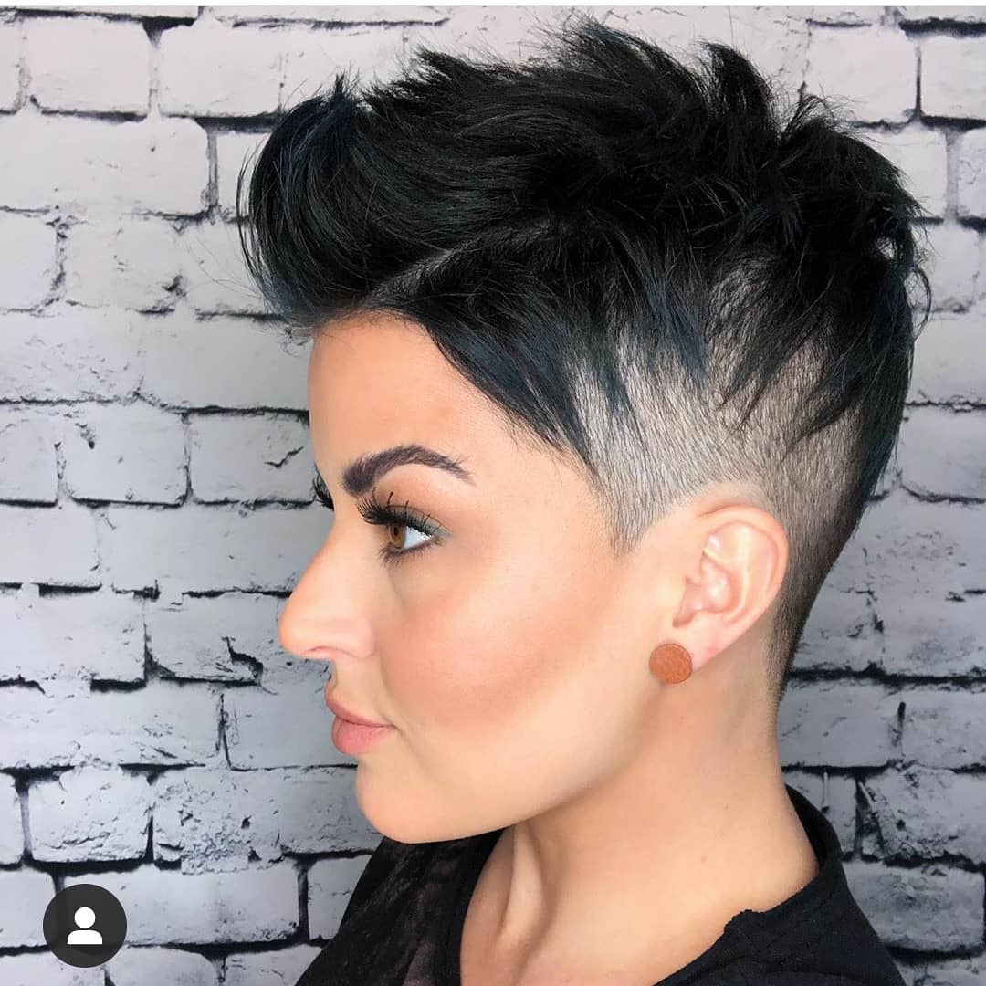 Simple hair styles with straight hair - very short hairstyle ideas for women