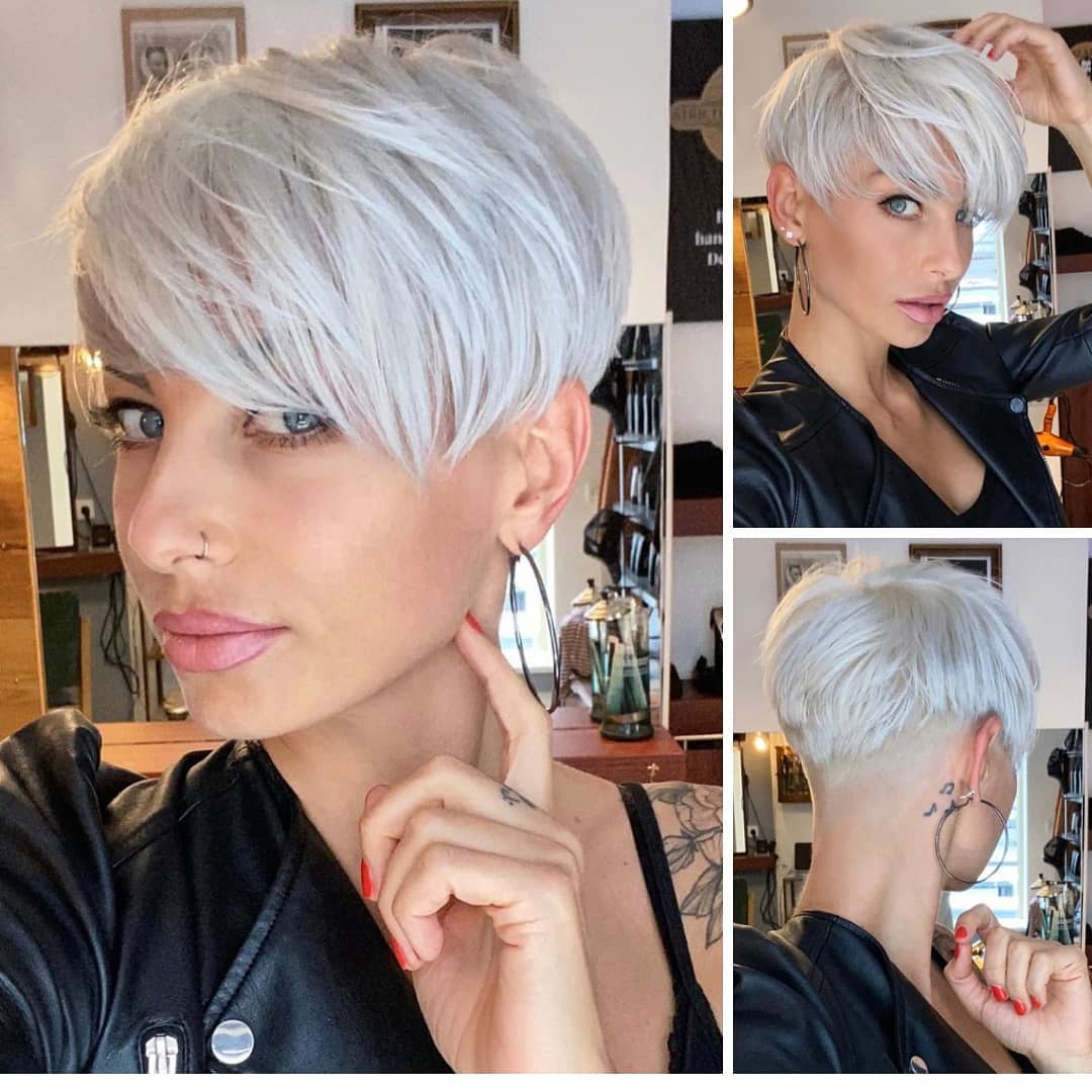 Simple hair styles with straight hair - very short hairstyle ideas for women
