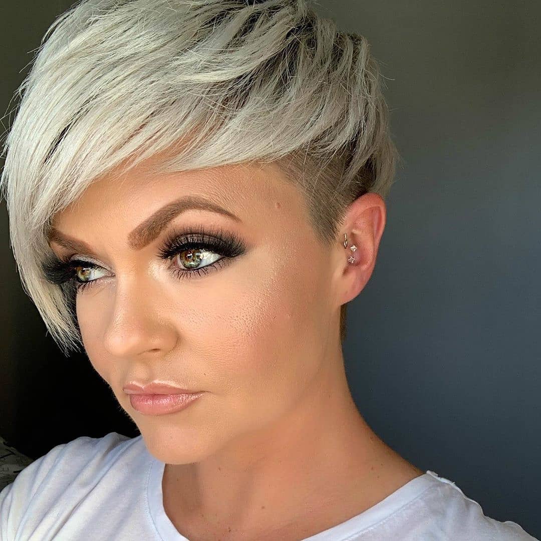 Simple hair styles with straight hair - very short hairstyle ideas for women