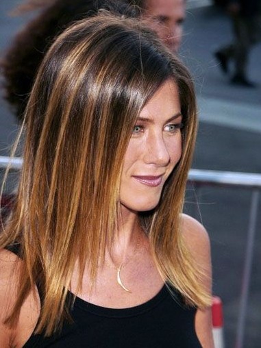 Elegant medium straight hairstyles 2012