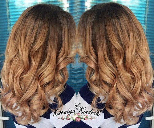Soft blond curls