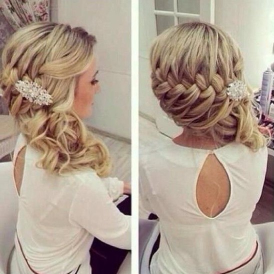 Wonderful braids: wedding hairstyle