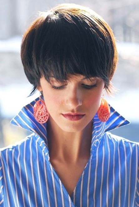 Spring, summer hairstyles for short hair 2014