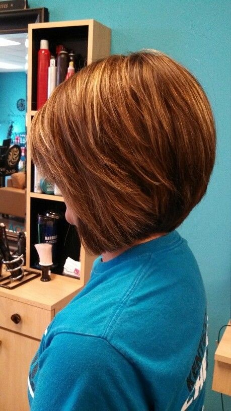 Hairstyles stacked for circular faces
