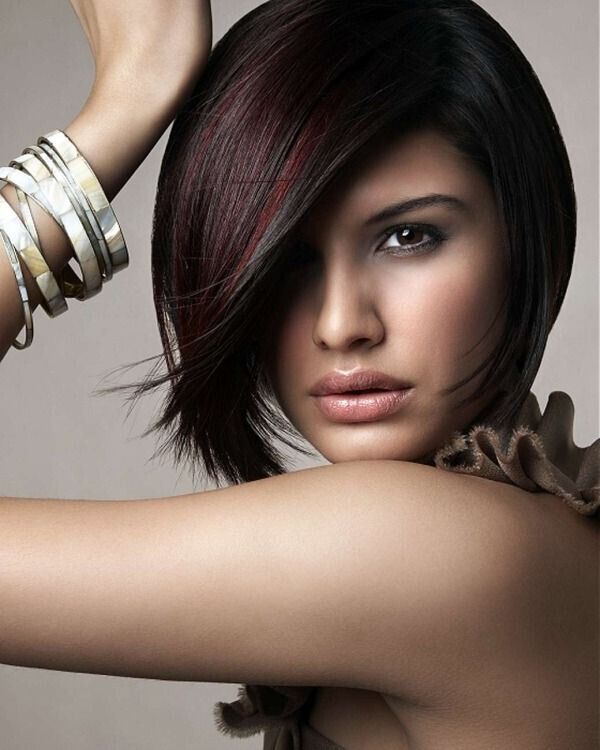 Rest straight haircut: The most prominent black hair