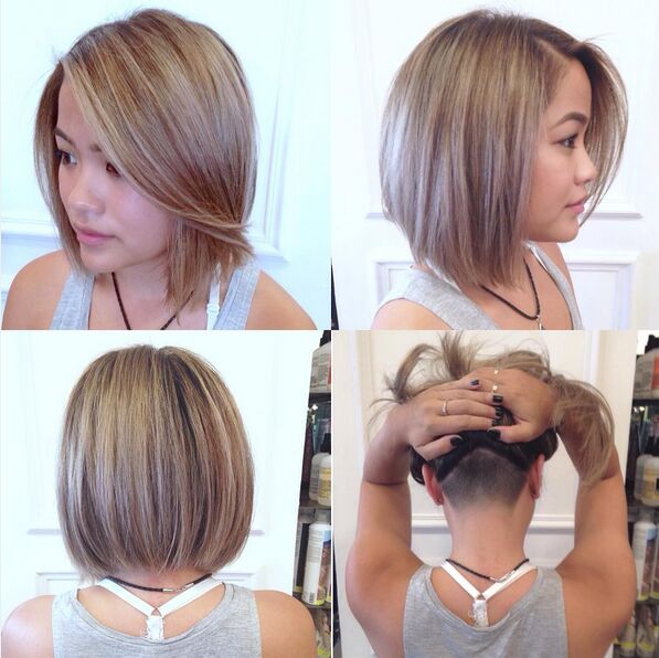 Rest straight Bob - hairstyle with short hair