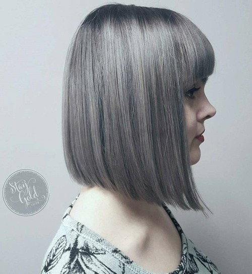 Pop hair straight with explosions