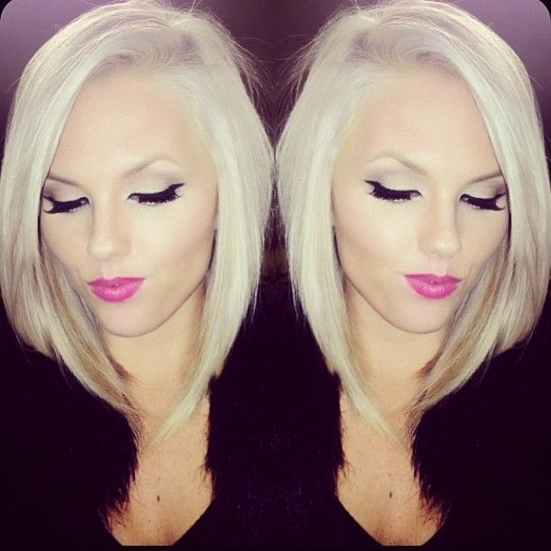Long straight haircut - elegant hairstyles for thin hair