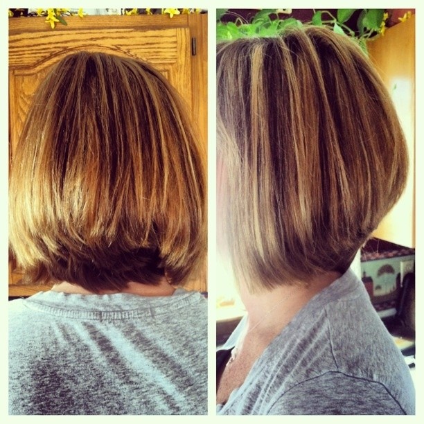 Show long and backbob hairstyles