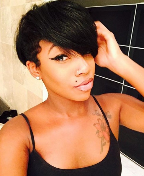 Pixie straight hair