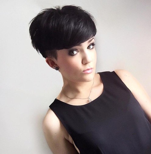 Right hairstyle with black hair
