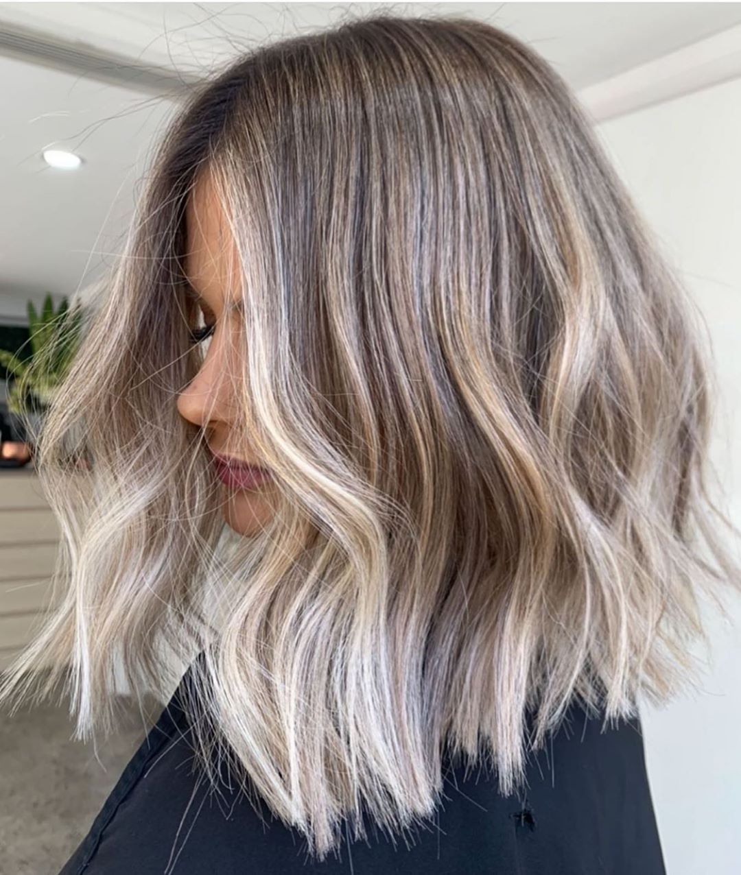 Stylish hairstyles Balayage Ombre with shoulder length - medium -length hair ideas