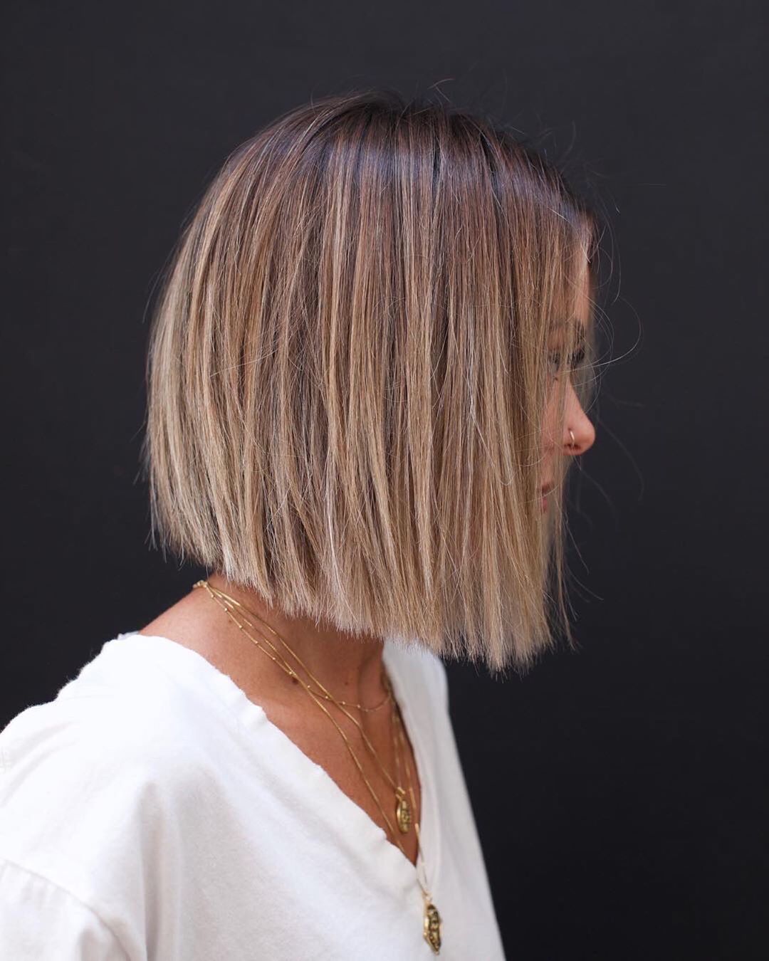 Stylish hairstyles Balayage Ombre with shoulder length - medium -length hair ideas