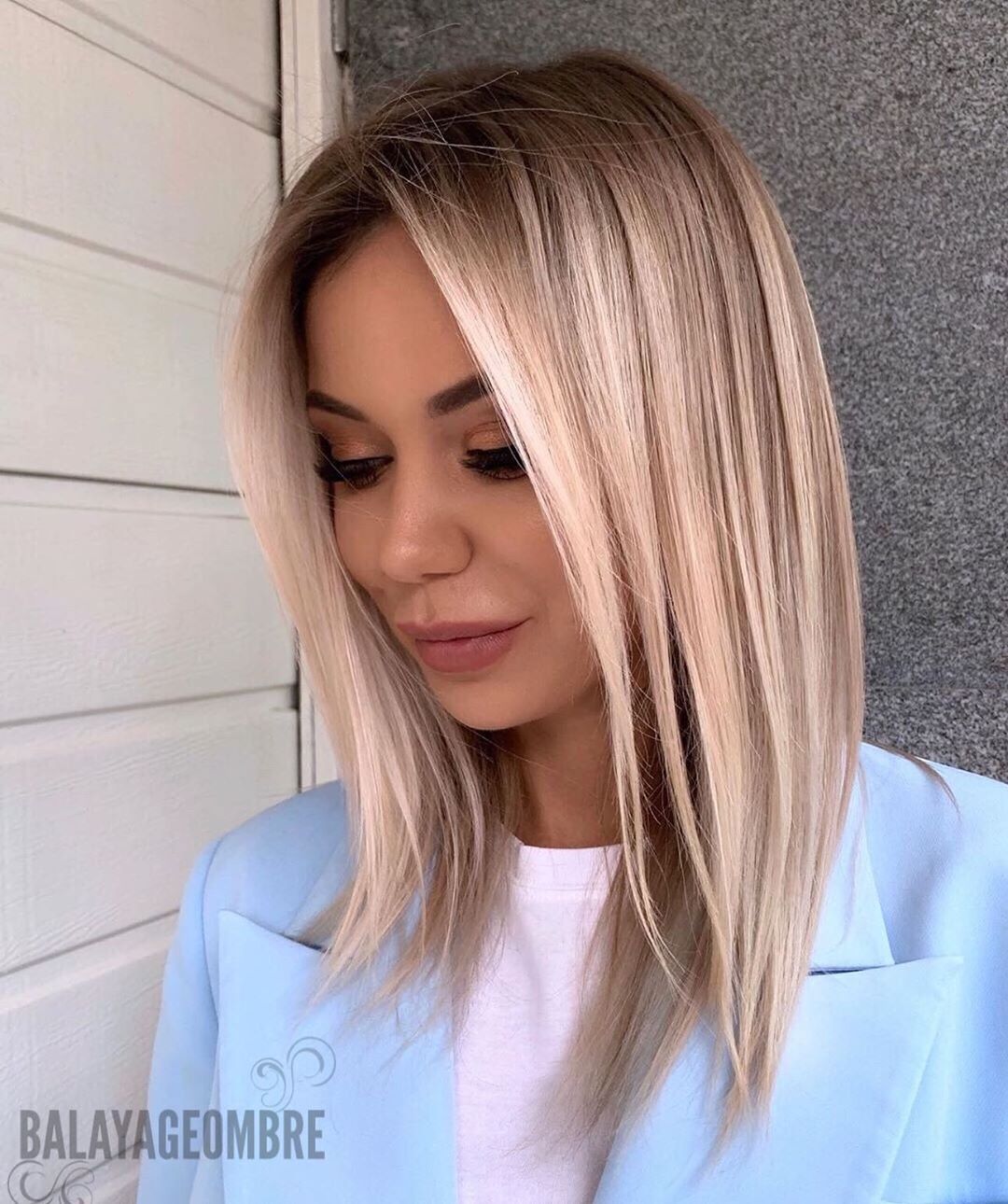 Stylish hairstyles Balayage Ombre with shoulder length - medium -length hair ideas