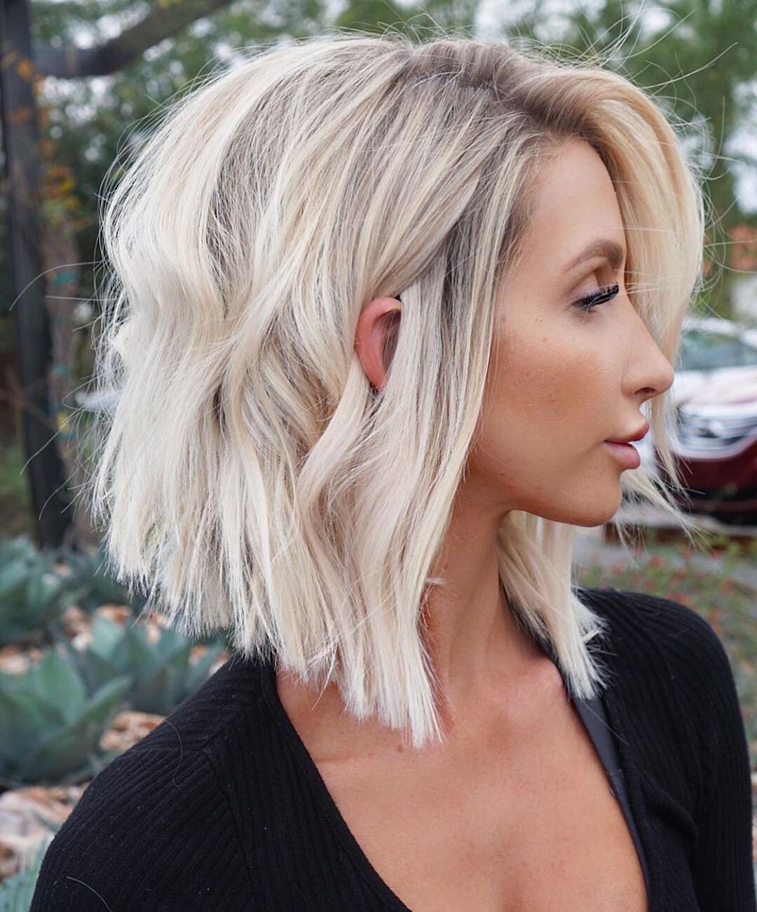 Stylish hairstyles Balayage Ombre with shoulder length - medium -length hair ideas