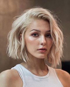 10 Cute Bob Haircuts for Short Hair with Original Hair Color Designs