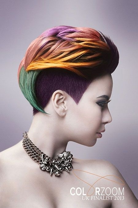 Stylish colors ideas for short hair