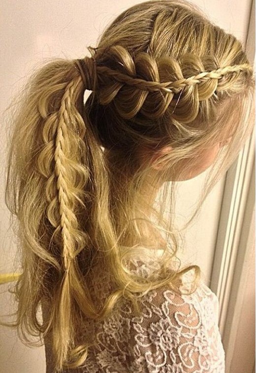 Elegant daily hairstyles with braid