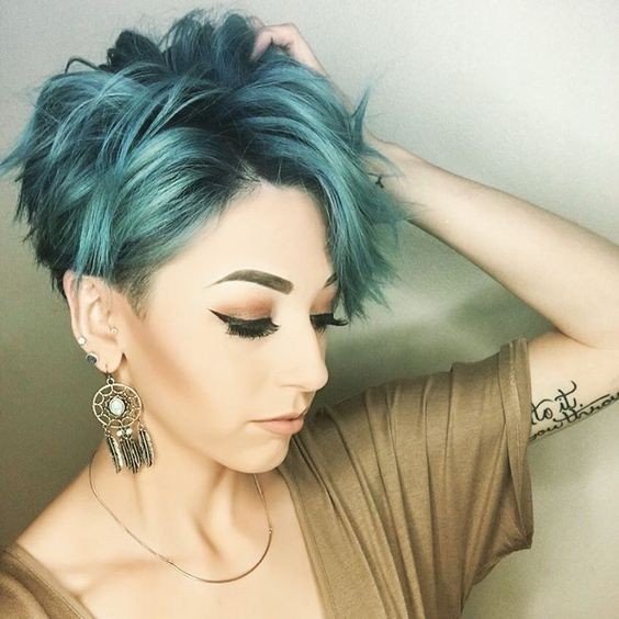Stylish hair color color for short hair - thick hair styles