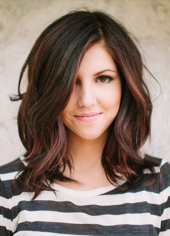 Elegant hair color and pieces - medium ombre