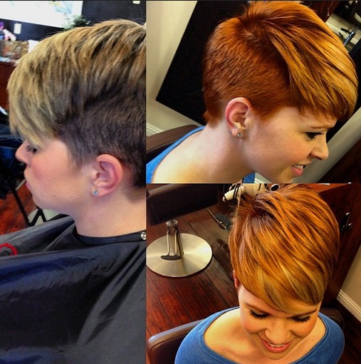 Elegant hair color for short hairstyles stories