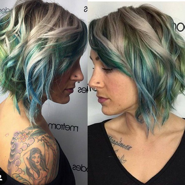 Fadd hairstyles with elegant layers for short hair 2016