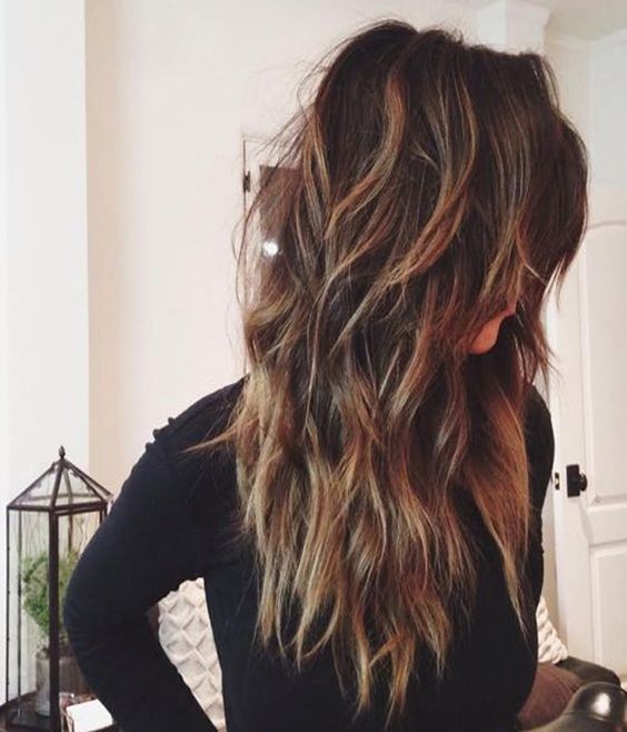 Long long hair style - long hairstyles for thick hair
