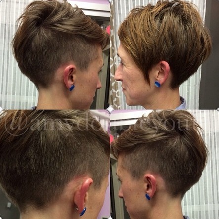 Short haircuts shave for women