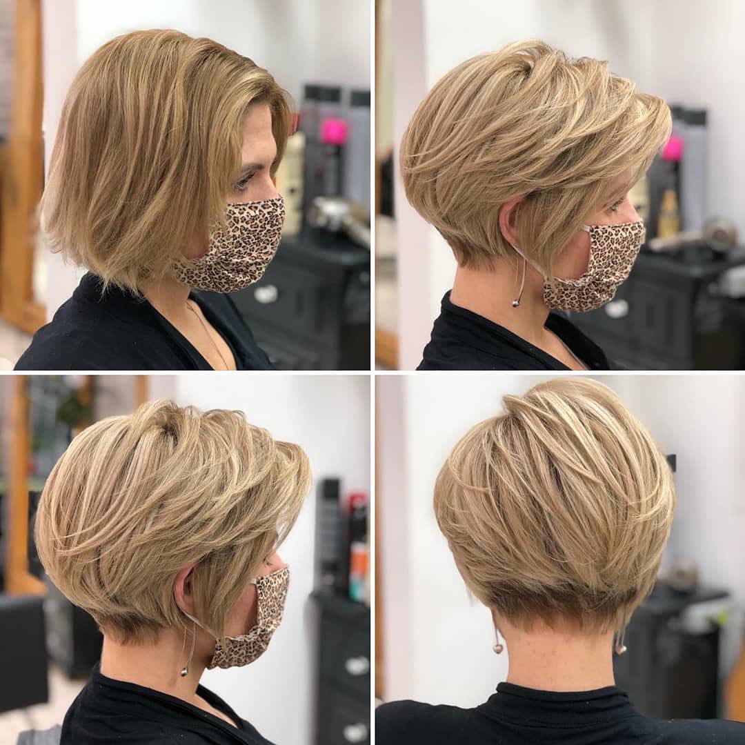 Stylish short haircuts for thick hair - short hairstyles in 2021