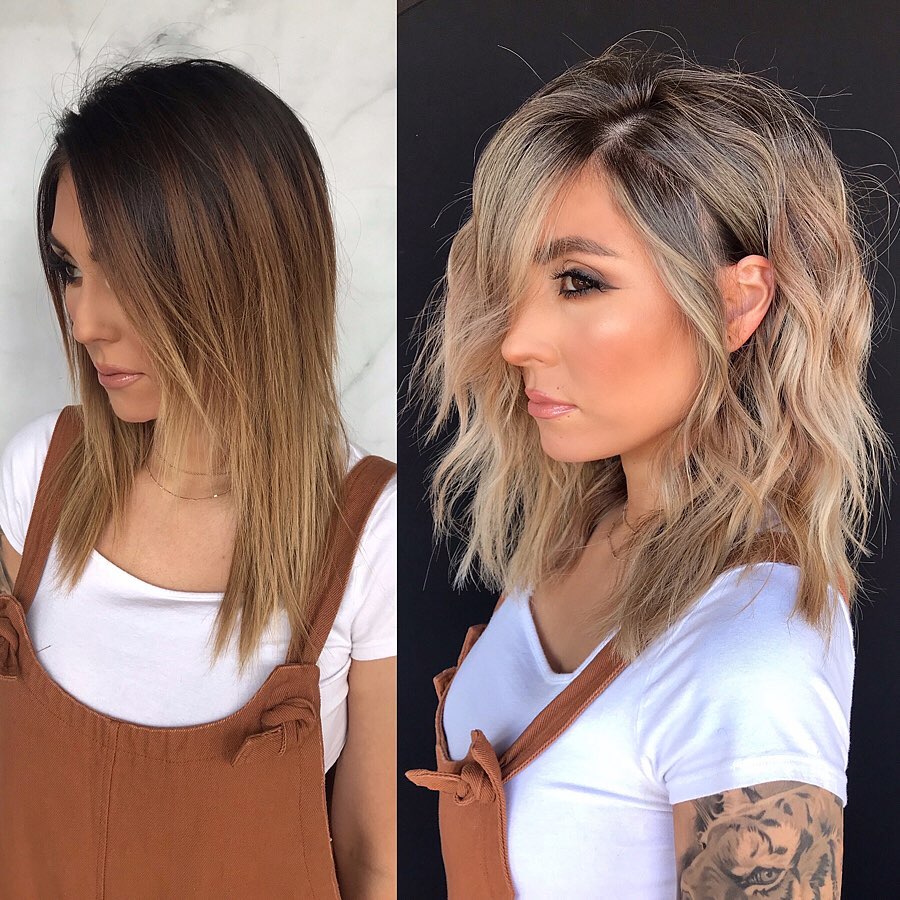 Elegant hairstyles for heavy hair length - haircuts and color in 2021