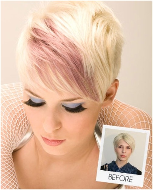 Summer hairdressing for short hair: Women's shaving trends