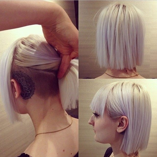 Wonderful, wonderful hairstyles for short hair: straight Blant Pop Planet