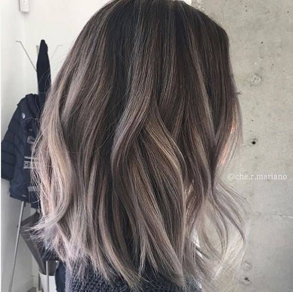 Nice hair color - medium hair for thick hair