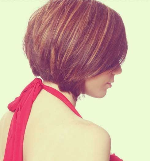 Side of the bubbed side hairstyle