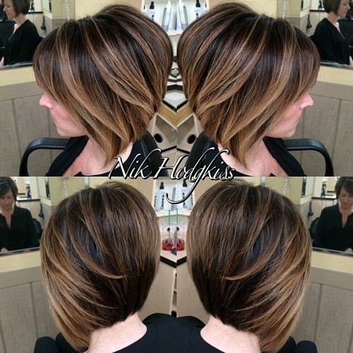 Dimensions with tight layers - short bob haircuts for women