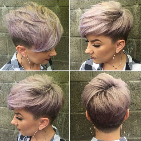 Pixse haircuts decorated with soft hair - stare for short hair