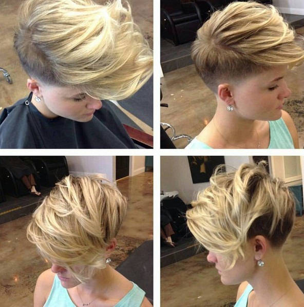 Short haircuts with short sore throat - messy hairstyles for soft short hair